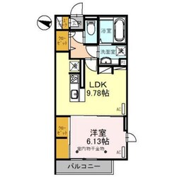 Ｄ－ＲＯＯＭ和田町の物件間取画像